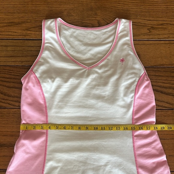 Vintage 1990s Lilly Pulitzer White Pink Tennis Dress - Picture 9 of 11